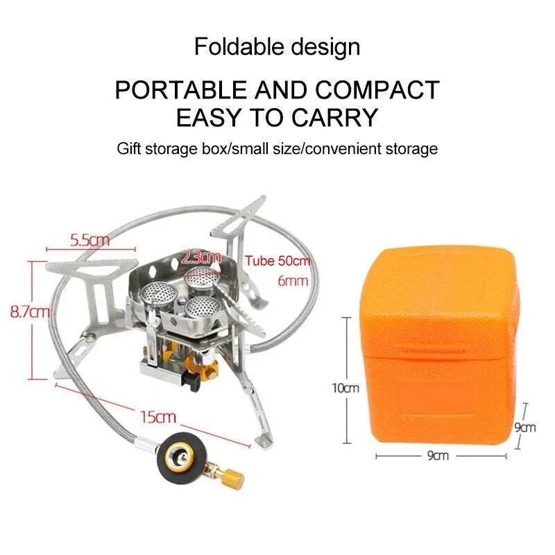 Portable Camping Gas Stove - Adventurer Chef Outdoor Cooking Flame