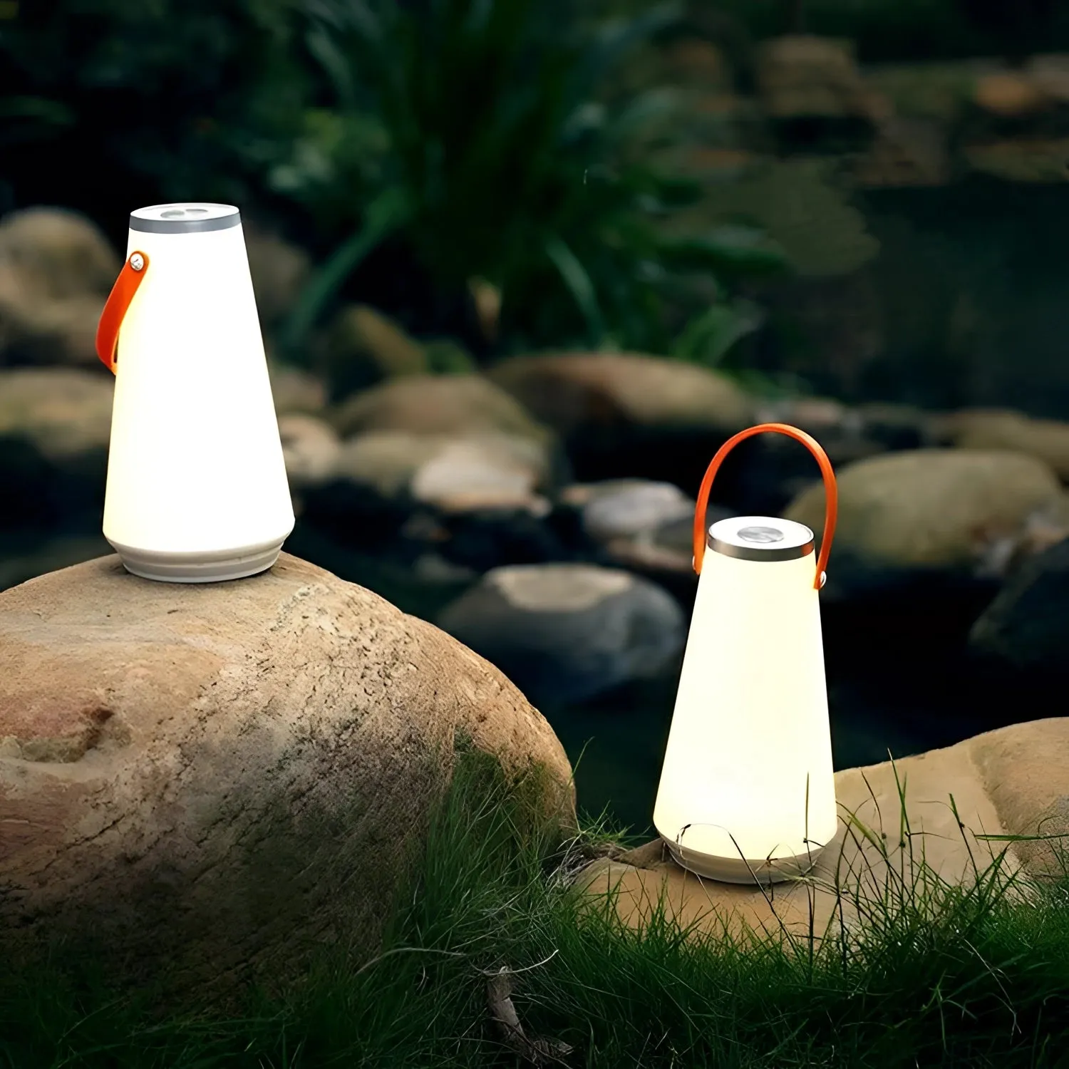 Portable LED Camping Lantern - Rechargeable, Waterproof, Lightweight
