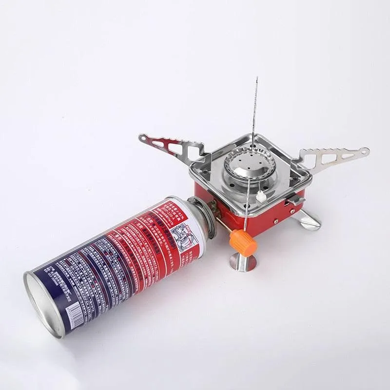 Portable Mini Gas Stove - Lightweight Camping Cooker