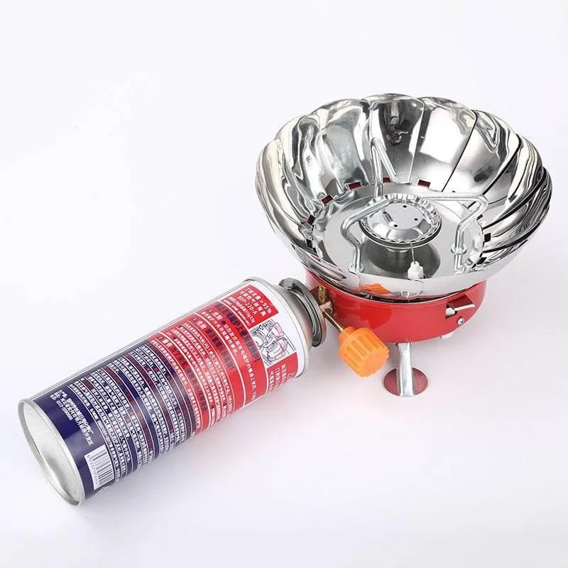 Portable Mini Gas Stove - Lightweight Camping Cooker