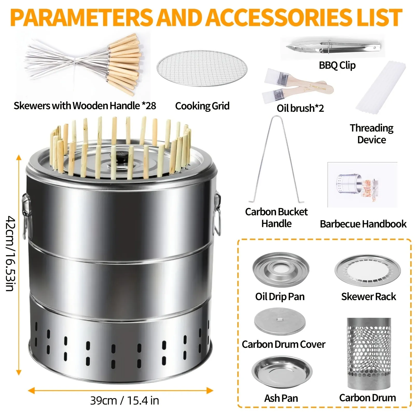 Portable Tent Stove Outdoor portable wood burning stove, tent heating stove, camping, ice fishing, cooking, hiking, travelling