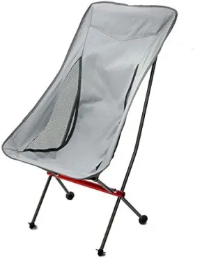 Portable Ultralight Foldable Outdoor Camping Chair Collapsible Picnic Backrest Seat Folding Aluminum Alloy Stool