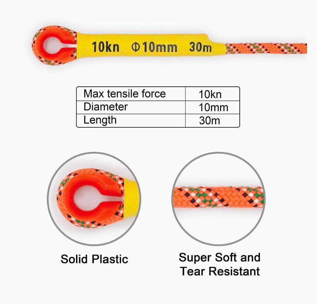Professional Rock Climbing Rope