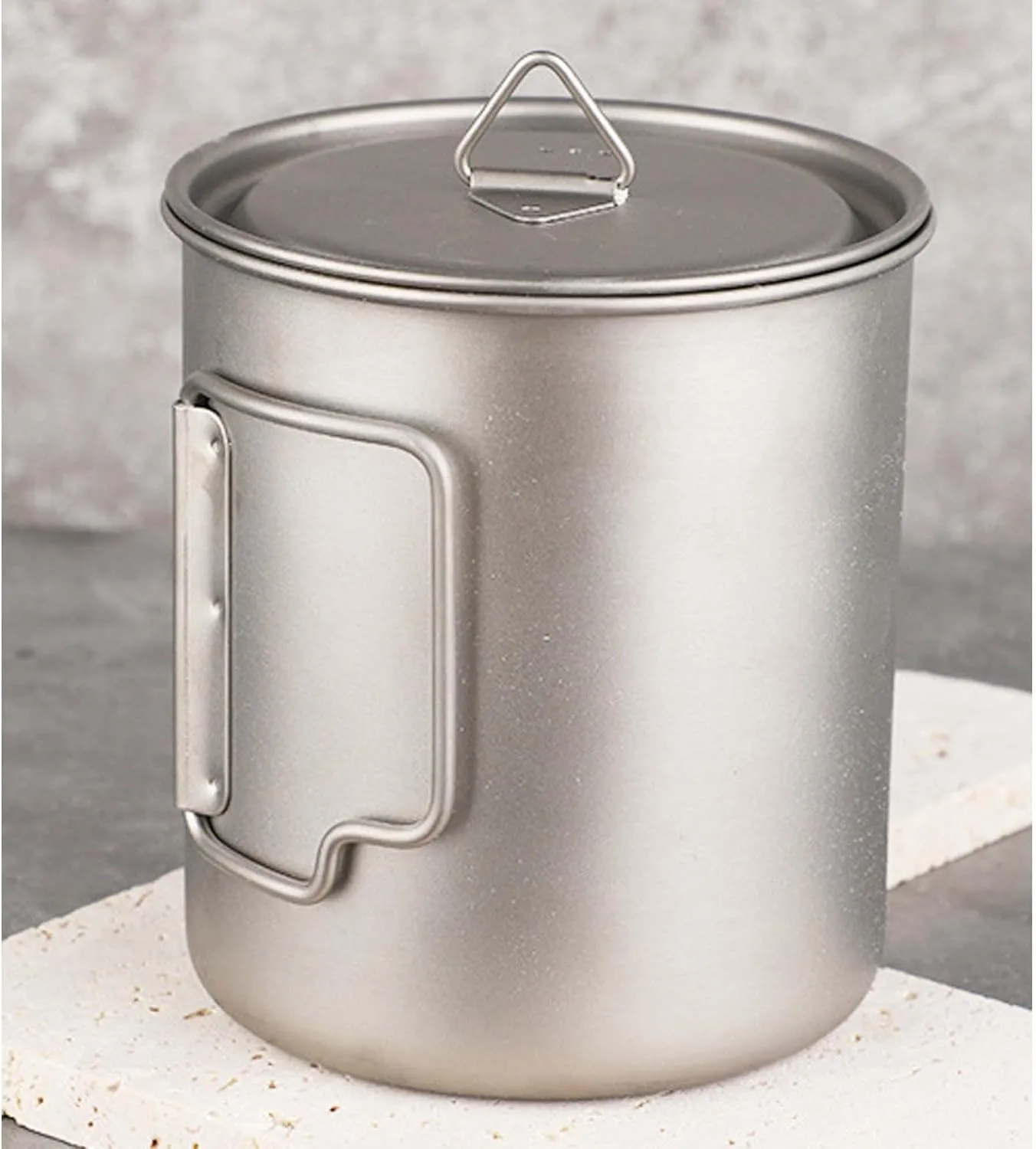 Pure titanium cup outdoor camping portable mug(750ml)