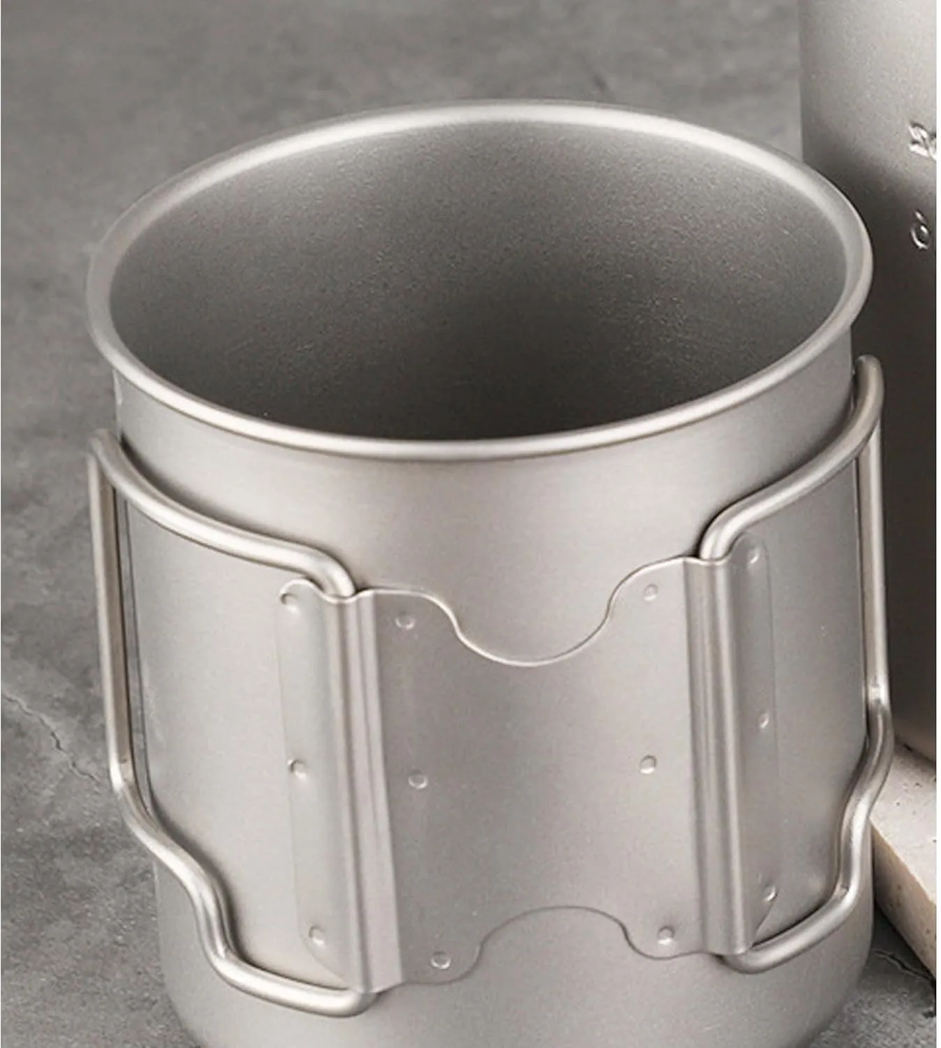 Pure titanium cup outdoor camping portable mug(750ml)