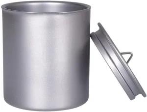 Pure Titanium Double Layer Anti-scald Water Cup 350ml Outdoor Mug With Lid Coffee Cup