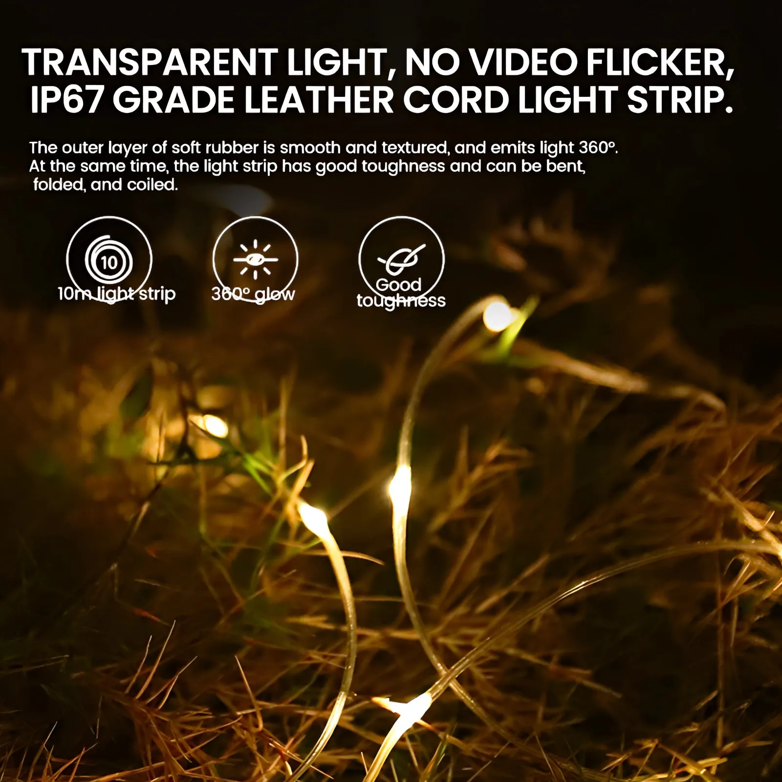 Rechargeable Solar LED Camping Lantern - Portable, Waterproof, Eco-Friendly
