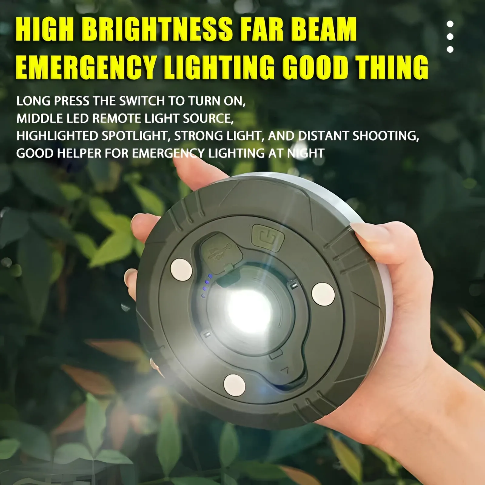 Rechargeable Solar LED Camping Lantern - Portable, Waterproof, Eco-Friendly