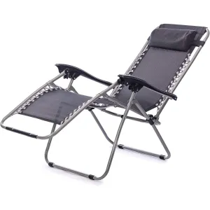 Redwood Textilene Reclining Camping Chair