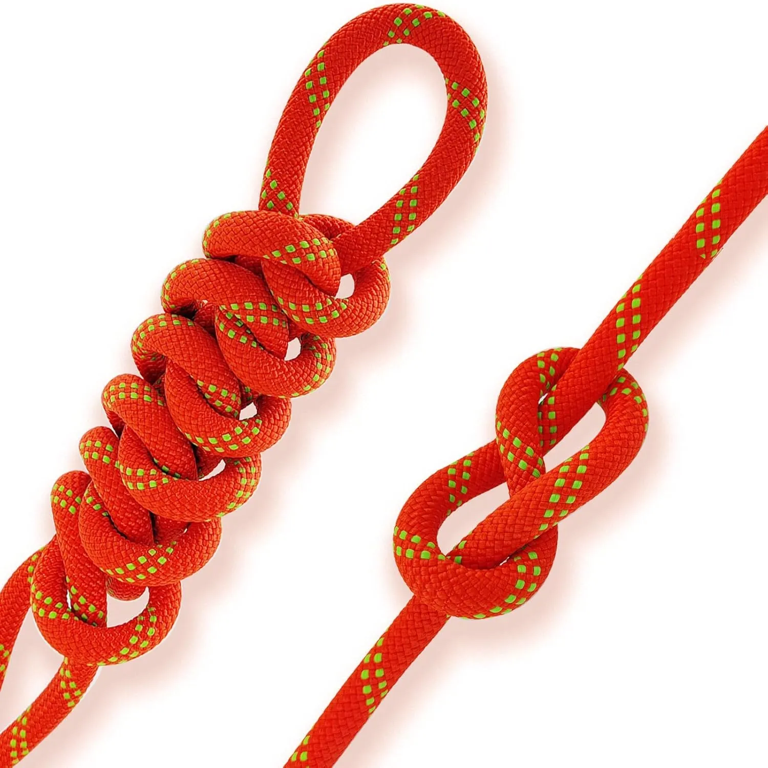 Ritafc Static Rope UIAA Rappelling Rope 11mm 200FT Static Line Nylon Kern Mantle Rope for Rock Climbing, Mountain Tree Climb, Hauling, Rescue Equipment