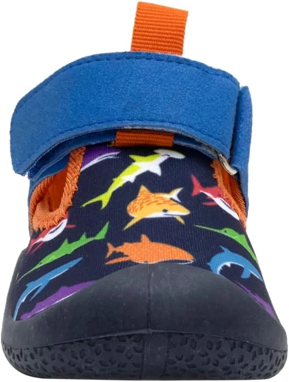 Robeez Kids Water Shoes Boys & Girls Slip Resistant Neoprene Aqua Shoes for Summer, Beach, Pool - Infant/Toddler, 12 Months - 3.5 Years