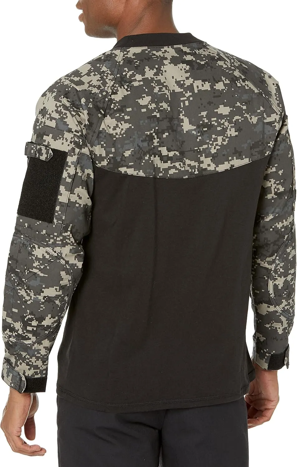 Rothco Tactical Combat Airsoft Shirt Lightweight Military Paintball Army Stretch Base Layer Top with Zip Pockets