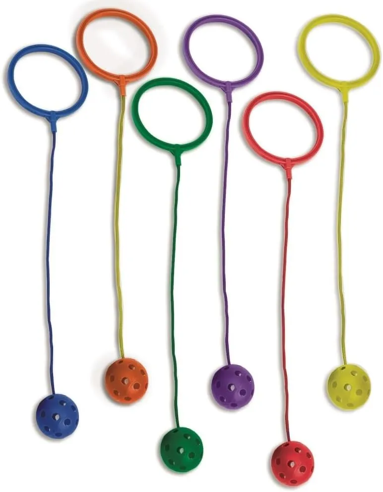 S&S Worldwide Spectrum™ Lemon Twist Skip Hop Set of 6 - Red, Orange, Yellow, Green, Blue, Purple