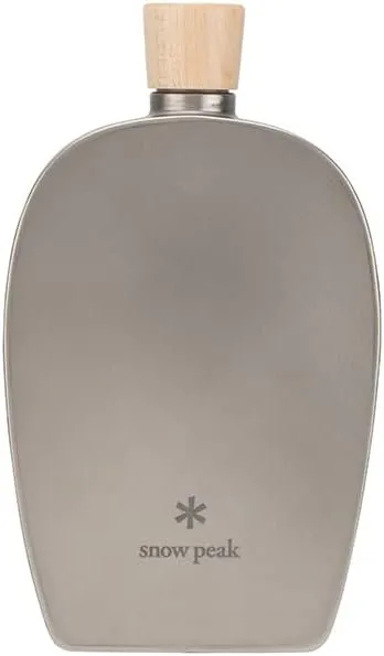 Snow Peak 8.4 Ounce Titanium Flask
