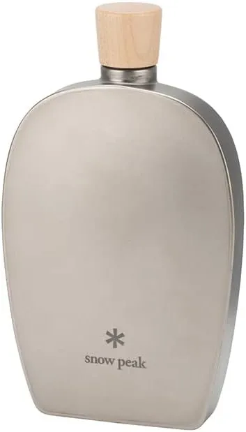 Snow Peak 8.4 Ounce Titanium Flask