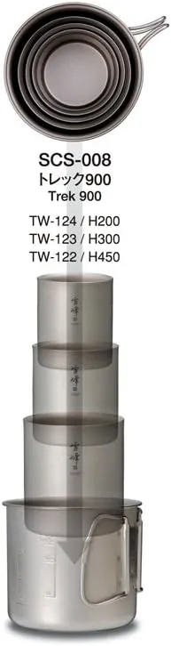 Snow Peak Titanium H300 Stacking Mug, TW-123, Premium Titanium, Made in Japan, Ultralight for Camping, Backpacking Everyday Use, Lifetime Product Guarantee