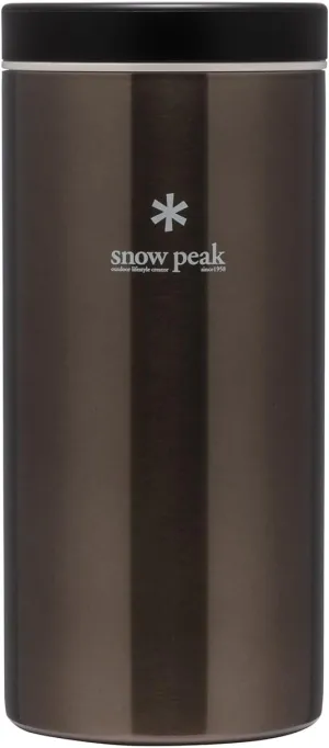 Snow Peak’s Kanpai Bottle, TW-070R-DS, Stainless Steel, Dark Silver, Made in Japan, Ultralight for Camping, Backpacking & Everyday Use, Lifetime Product Guarantee