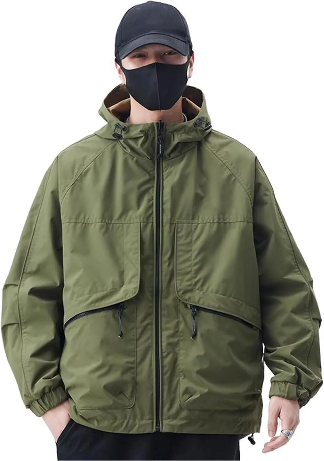 Spring and fall casual jacket men's American high street lapel workwear aviator Coat