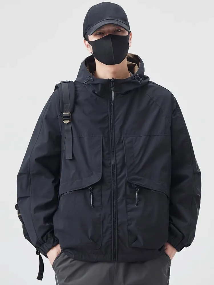 Spring and fall casual jacket men's American high street lapel workwear aviator Coat