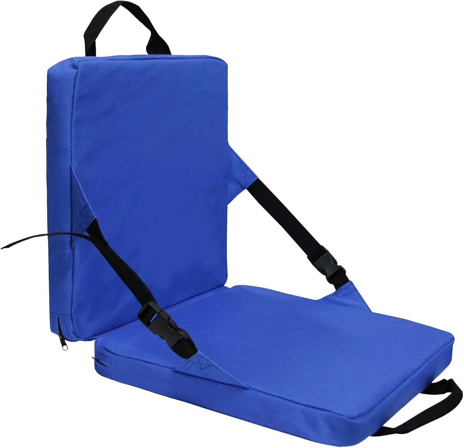 Stadium Seat for Bleachers with Back Support Portable Lightweight Bleacher Seat Cushion Foldable Stadium Seat Padded Chair for Garden Camping Hunting Floor Beach Outdoor