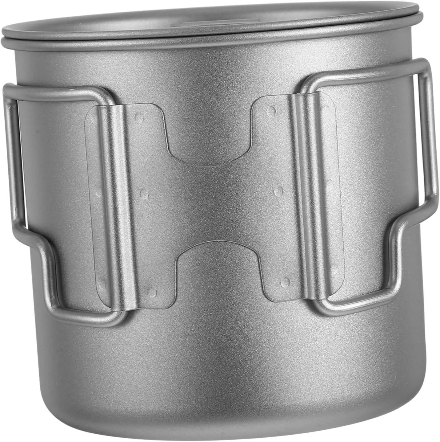 STOBAZA Lightweight Titanium Cup Portable Iced Coffee Tea Cup Reusable Design Compact for Camping