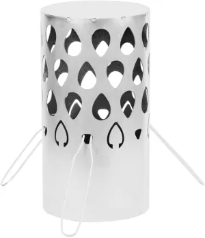 Stove Pipe Spark Arrestor, Titanium, Raindrop Design, 2.36inch/6cm, Chimney Rain Cap for Hot Tent Stove, Camping Stove (Titanium Spark Arrestor)