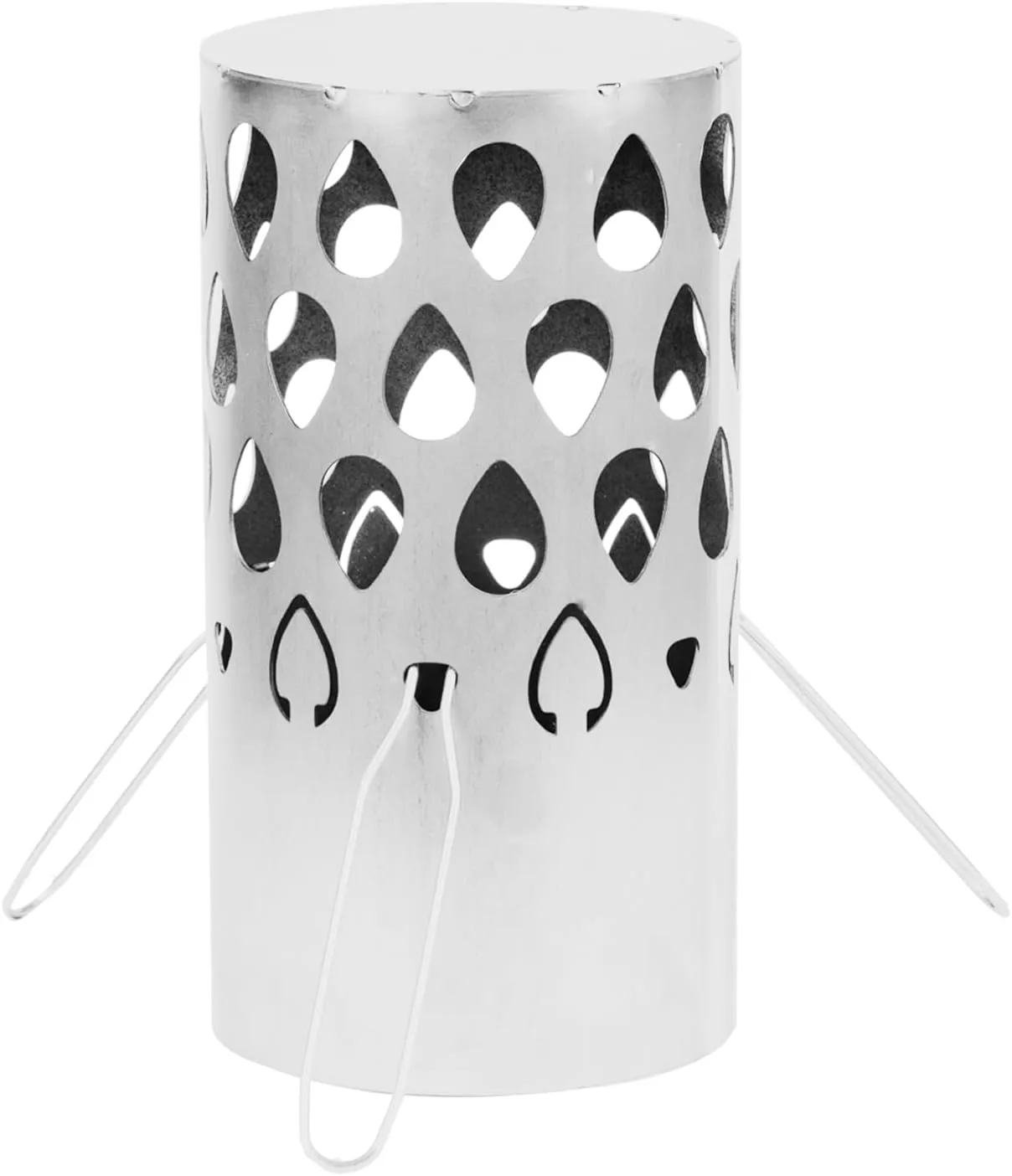 Stove Pipe Spark Arrestor, Titanium, Raindrop Design, 2.36inch/6cm, Chimney Rain Cap for Hot Tent Stove, Camping Stove (Titanium Spark Arrestor)