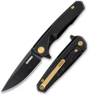 T019 Pocket Knife, 2.16'' Sandvik 14C28N Steel Blade Titanium Alloy handle, Small EDC Knife with Pocket Clip for Men Women, 1.34oz