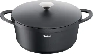 Tefal Cooking Pot, Aluminium, Black, 28 cm