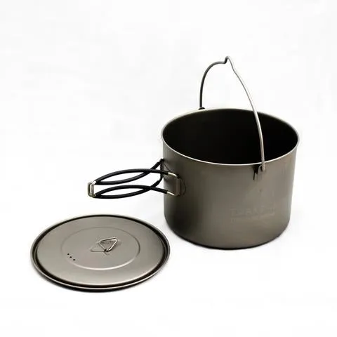 Titanium 1600ml Pot with Bail Handle