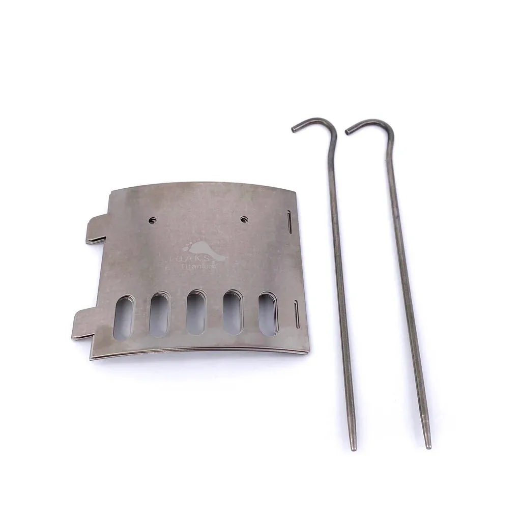 Titanium Alcohol Stove Dual Stand and Windscreen