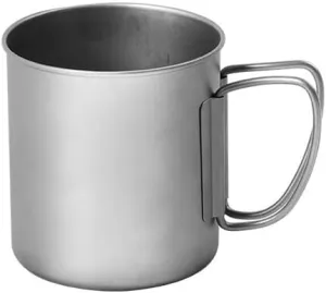 Titanium Alloy Camping Cup Outdoor Mountaineering Travel Cup 2pcs