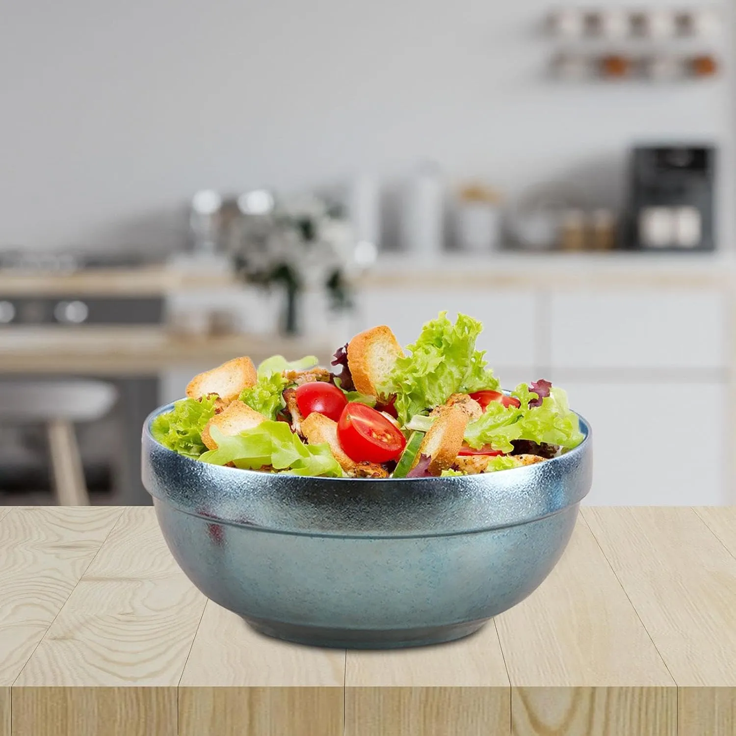 Titanium Bowl, Double Wall Metal Bowl, for Kids, Camping Equipment, Portable Compact Food Bowl, Rice Bowl, Snack Bowl for Hiking
