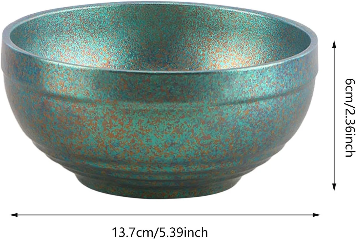 Titanium Bowl, Double Wall Metal Bowl, for Kids, Camping Equipment, Portable Compact Food Bowl, Rice Bowl, Snack Bowl for Hiking