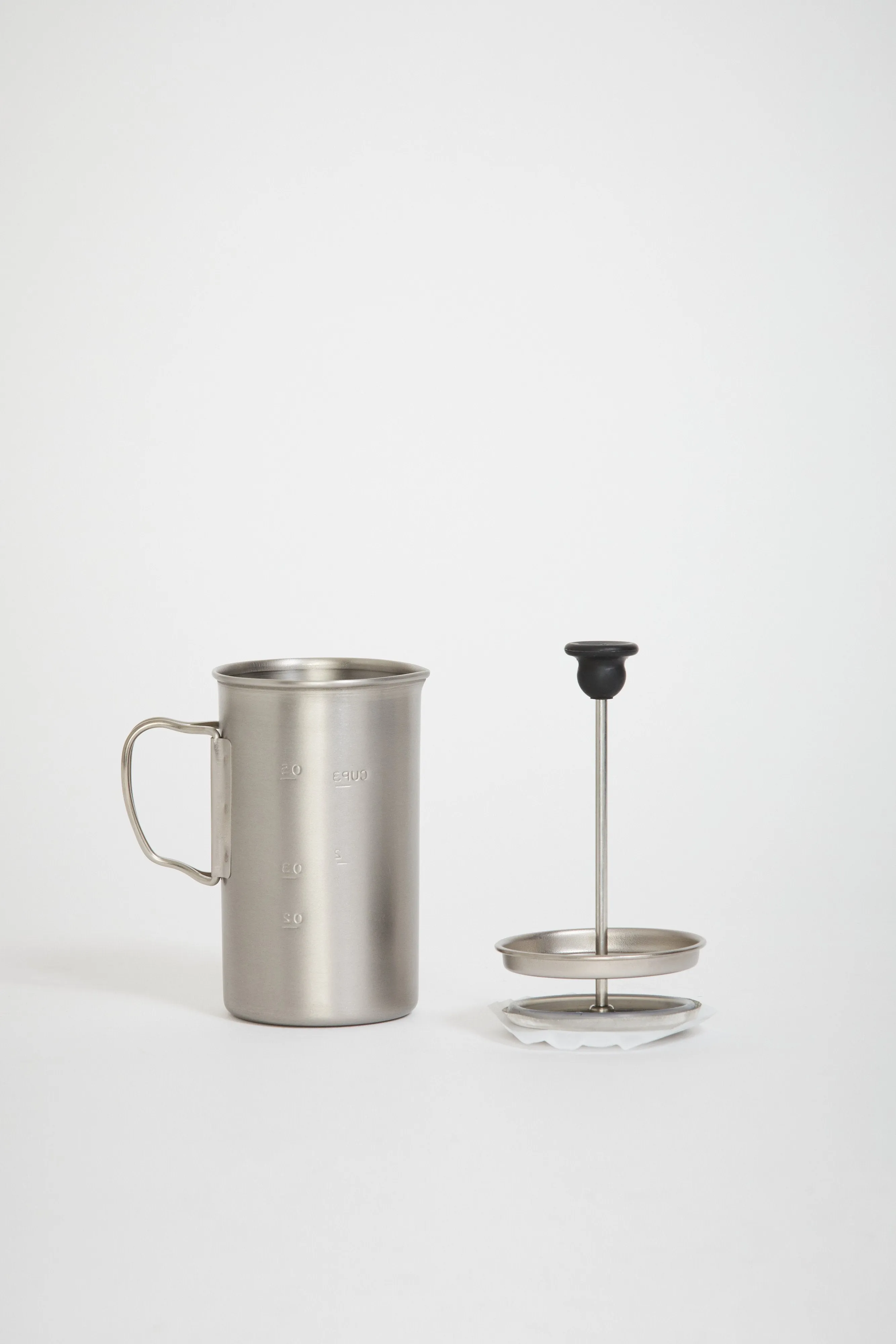 Titanium Cafe Press 3 Cups