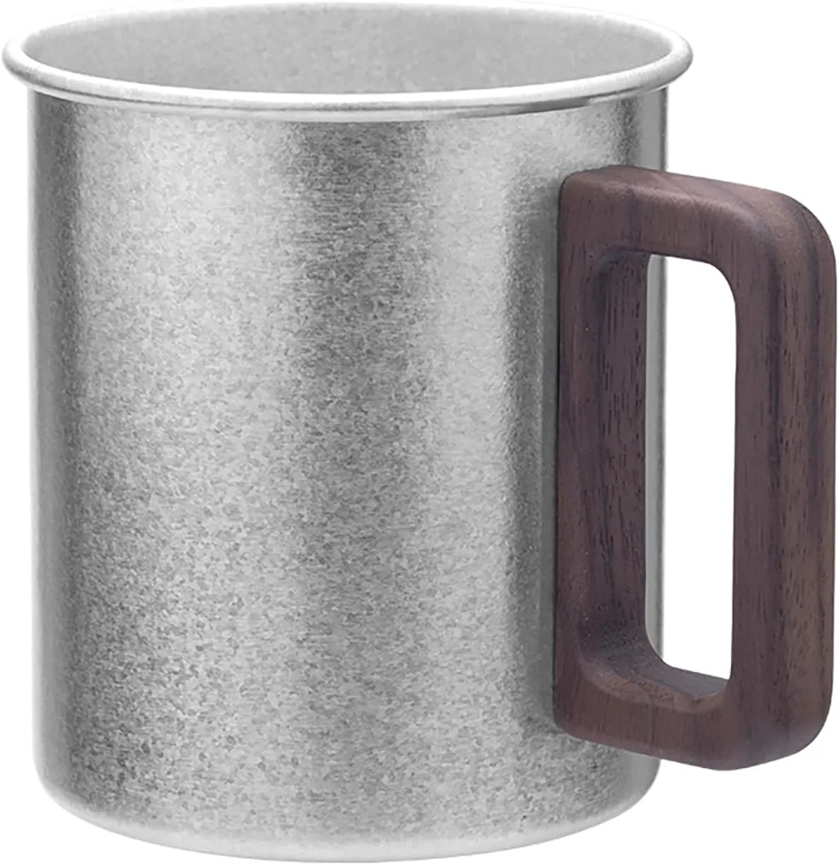Titanium Cup Camping Mug Portable Cup Ultralight Coffee Mug Sand Blast Portable Anti scald Coffee Cup 300ML/450ML (450ml (15.2fl oz))