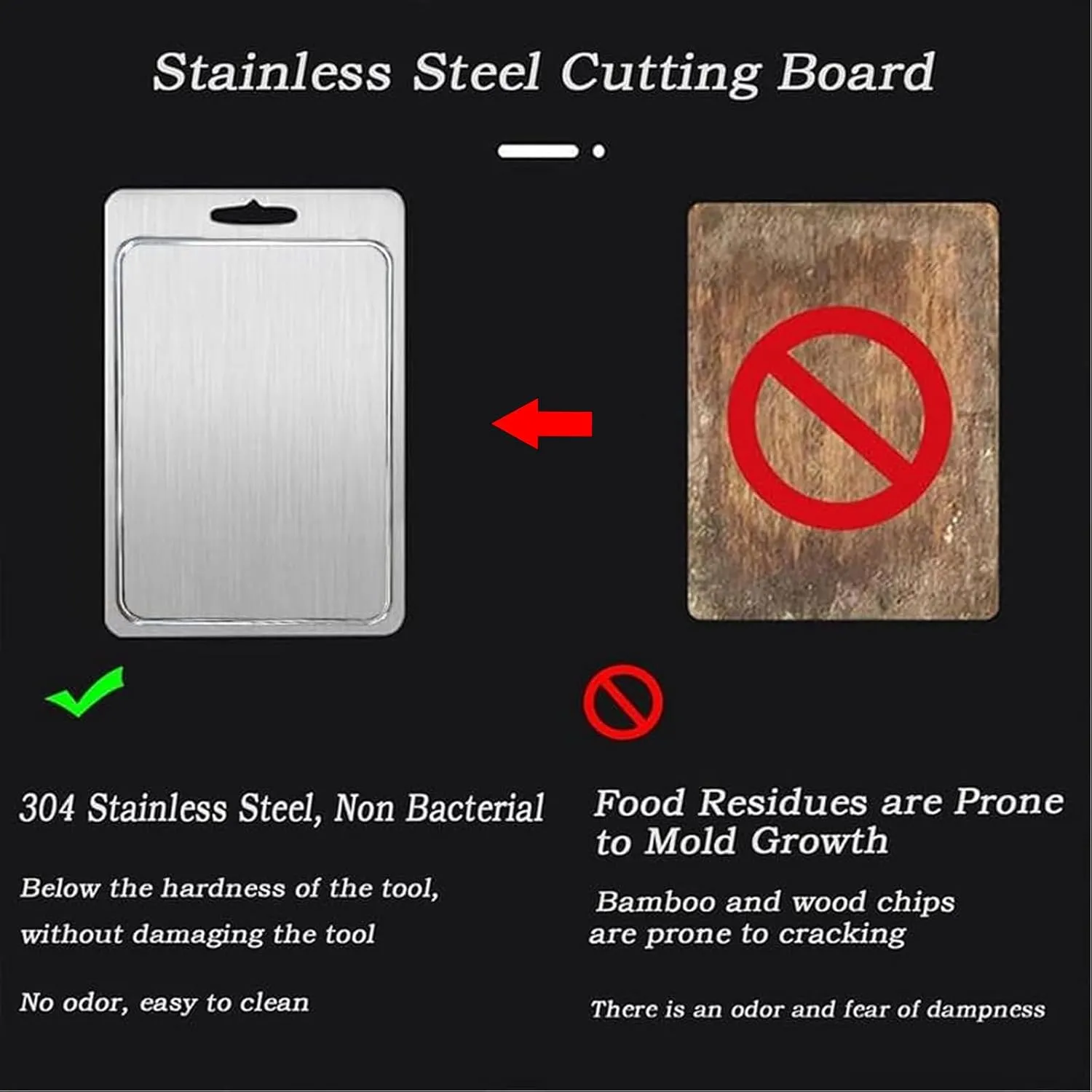 Titanium Cutting Board for Kitchen with Juice Groove， Dishwasher Safe Chopping Boards， Bpa-Free Chopping Board,for Home Counter Outdoor Camping Housewarming Gifts for Women (15.4inx11.1in)