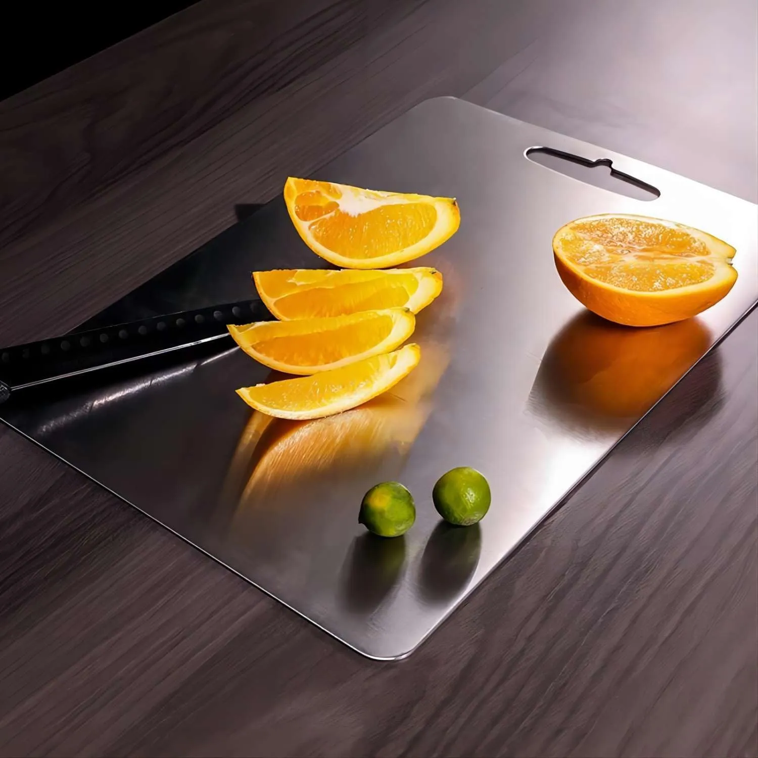 Titanium Cutting Board Set of 3, Titanium Cutting Boards for Kitchen, Double-Sided Food Grade Cutting Board for Cutting Meats Fruits Vegetables
