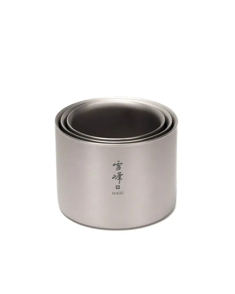 Titanium Double Wall Stacking Mug M200
