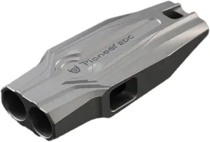 Titanium Emergency Survival Whistle with Necklace, Safety Whistle Loud Up to 120 Decibels for Referee Training, Life Saving, Camping, Hiking, Hunting and Pet Training