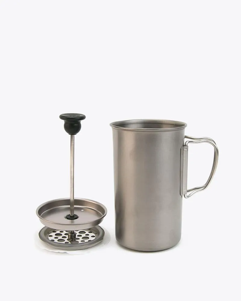 TITANIUM FRENCH PRESS - SNOW PEAK