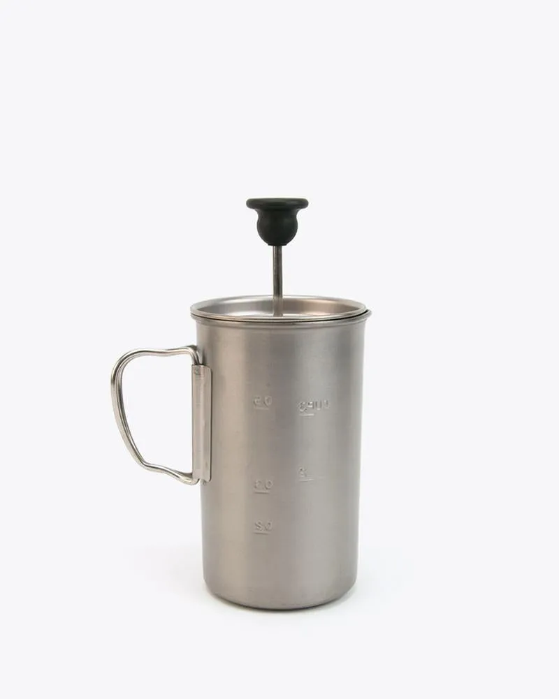 TITANIUM FRENCH PRESS - SNOW PEAK