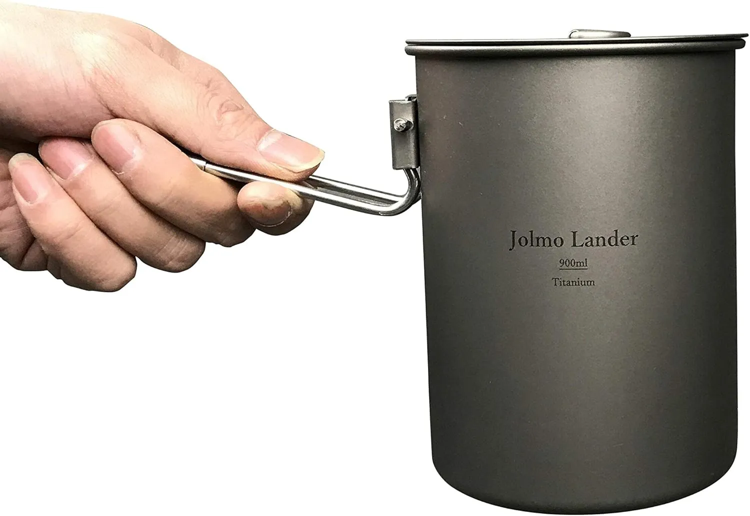 Titanium Pot with Locking Handle Ultralight Adventure Camp Pot 25oz/30oz