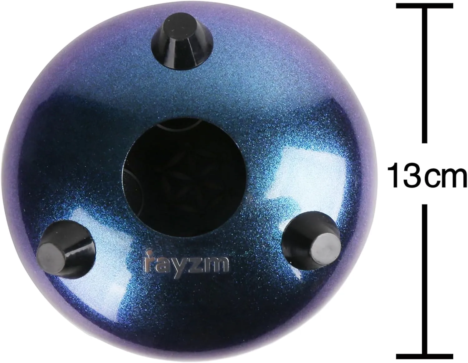 Titanium Steel Tongue Drum with a Carry Bag, 5 Inches (13cm) 8 Notes Diatonic Scale Handpan Tank Drum Kit, Portable C-Key Percussion Instrument.