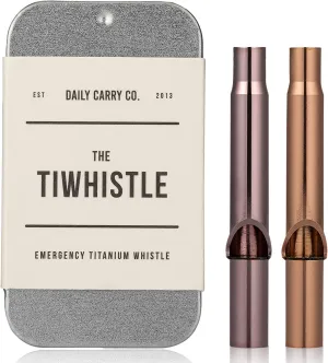Titanium Whistles For Emergency, Camping & Hiking Whistle, Pitched Whistle, Tiny Whistle Necklace, Small Whistle, Whistle For Life, Emergency Whistle Necklace, 120db Ultra Loud, Ultra Lightweight