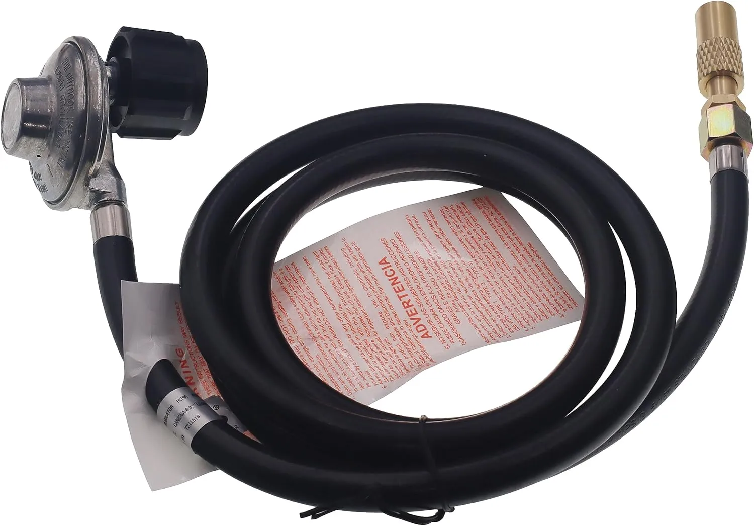 Universal Vertical QCC1 6 Feet Low Pressure Hose and Fitting Adapter Kit Propane Regulator for Only Coleman Roadtrip LXE Portable Grill, Replacement Parts Connect to Large Propane Tank Cylinder