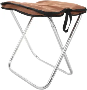 VANZACK Folding Portable Folding Stool Camping Chair Garden Seat Collapsible Lightweight for Outdoor Activities