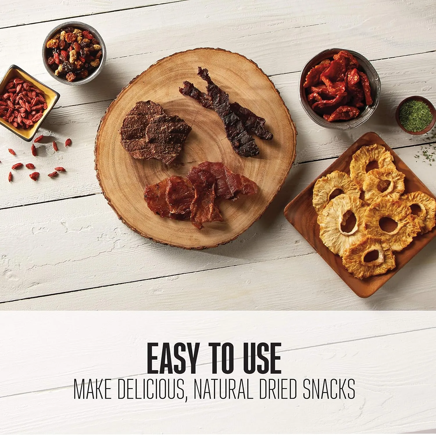 Weston Beef Jerky, Fruit and Food Dehydrator, 6-Tray (75-0301-W), Ultra Quiet Fan