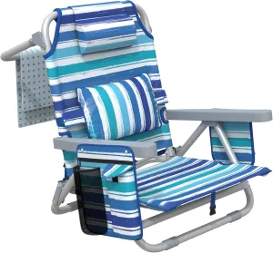 ZENPETIO Beach Chair, Camping Chair for Adults, Beach Backpack Chair for Pool, Beach, Camping, Outdoors